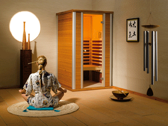 Cabine de Sauna Infrarouge et Yoga - Waow