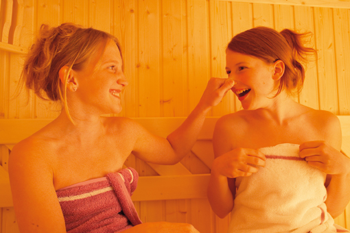 Gaité et convivialité au sauna