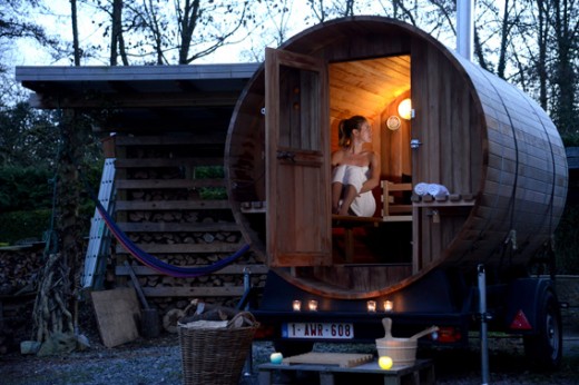 Sauna mobile